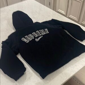 Supreme x Nike black corduroy shirt jacket with quilted liner size XL in EUC